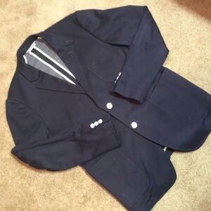Frank & Oak Blazer SZ 40 Navy with colour flecks Laurier Fit EUC Versatile